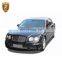 Wd Style Carbon Fiber Full Body Kits Including Front Rear Bumper Side Skirts Spoiler For Bentley Flying Spur 2010-2014