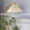 Medieval Pleated Floor Lamp Simple And Creative Solid Wood Nordic Floor Lamp