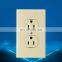 US Standard USB Wall Plug Adapter socket,115mm Dual USB Port Power Outlets Panel Universal Type B Plug Socket,AC 110-250V