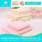 Pure cotton plain dyed candy color jacquard face towel