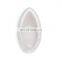 moon shaped dot speckle ceramic flower planter vase for home decor