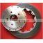 Top quality slotted and drilled carbon ceramic brake disc rotor for Toyota/Ford/Mercedes-Benz