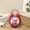Bedroom Decoration Cartoon Animals Plastic Standing Table Battery Operated Twin Bell Desk Alarm sticker wall clock For Kids