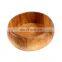 New Style Natural Eco-friendly Acacia Wood Serving Salad Bowl