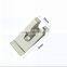custom electrophoresis treatment black colorful flat metal belt holster clip stamping parts