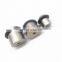 Cylindrical Floor Mount mini Door Stopper with Ring Rubber Bumper Heavy Duty Doorstop