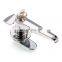 MS317 Silver Chrome Plating Zinc Alloy Cabinet Key 3 point Handle Lock