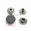 20mm Black Metal Hidden Press Snap Button