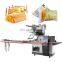 Automatic Soft Bread Bun Rolls Burger Horizontal Food Package Machine flow wrapping machine