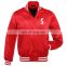 SW-VJ 204 Two Tone Multi colors Classic Satin Letterman Bomber jacket for men manufacturer