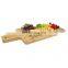 100% Organic Durable Bamboo Wood Cheese Board Knife Set With Slate And Handle