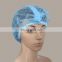 Non Woven Head Cap, Disposable Head Cover For Nurse
