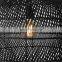 Round Rattan Lampshade Black rattan pendant light wicker ceiling light decor manufacturer