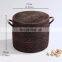 Handmade Set Rattan Weave Serving Tray, Home Storage Basket Decor, Kitchen Organizer