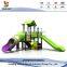 Outdoor Treehouse Playground Backyard Equipment with Slide