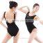 (WG06034) Black Ballet Leotard, High Cut Leotard, Tank Spandex Leotard
