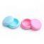 Empty Cream Jars With Purple Lids Travel Size Sample Jars for Lotion Lip Balm plastic pp Powder