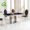 High Quality Stainless Steel Dining Table Modern Stainless Steel Dining Table For Wedding