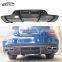 W205 C63 C43 PSM Style High Quality Carbon Fiber  Rear Diffuser Rear Bumper Lip For Mercedes Benz W205 C Class C63 C43