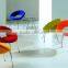 replica relaxing fiberglass material fabric/PU Ring chair ,Eero Ring chair with steel frame designed by Eero Saarinen