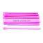 black, color, transparent, neon plastic spoon cocktail drinking straws