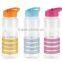 2015 Hot sale silicone/diamond ring Leak-proof Tritan fruit infuser water bottle