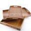 Eco-Friendly Feature and Storage Trays Type wooden tea food serving tray