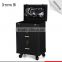 Professional Rolling Makeup Case 2 in1 Mutifunctional PVC Trolley Cosmetic Case With 360 Degree Wheel