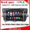 Wecaro WC-TP8004R Android 4.4.4 car multimedia system 1024 * 600 navigation for toyota prius audio system playstore 2009-2014
