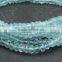 Aquamarine Rondelles Faceted