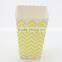 Yellow Popcorn Paper Cups Popcorn Box
