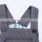 Kid's 100%cotton dark grey cheap stock clothing suspender pants