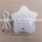 EN62115 approval Star Shape Room Thermometer Temperature Displayer LED Color Changing Night Light Lamp for Babies Kids