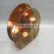 2016 wholesale pumpkin tea light holder with christmas design
