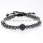 2016 Hot sales stainless steel fashion beads man bracelet with high quality