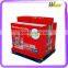 Supermarket Promotion Floor Paper Advertising Display Stand For Snack