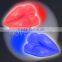 small size AA battery operated soft PVC red lips lamp