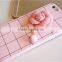 Flower Phone Case for Iphone 6s 6s Plus Elegant TPU Cover with Bell