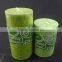 wedding use and pillar shape scented/unscented candle in multi-color no handmade
