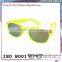Popular sell style light pc material soft touched rubber sunglasses with mirror