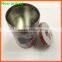 CMYK printing custom design round metal tin box,/round tin can/round tin box