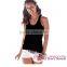 Black Mock Neck Sleeveless girls dance formal crop top women sexy