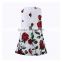 Baby Girl Dress Rose Floral Pattern A-Line Princess Dress Girls European Style Baby Dress Brand Designer Kids Clothes 2-10Y E88                        
                                                Quality Choice