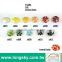 (#P1292-07) eco friendly customized fashion designer colourful round resin clothing button