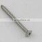 Stainless steel Pan head tapping screws with cross drive DIN7981