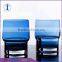 Set 4-Piece blue creative design tower shaped colored drinking glass cup                        
                                                Quality Choice