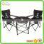 Outdoor folding camping table and chair