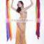 SWEGAL belly dance silk fan veil,belly dance fan veils SGBDD14006