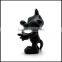 Black Cartoon Cat DIY Vinyl Toy For Sale/Customized Cartoon Animals Hand-Painting Vinyl Toy/OEM design PVC Vinyl Toy Factory