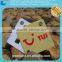 Custom Plastic luggage tags / Cut out pvc Luggage tag with holes
